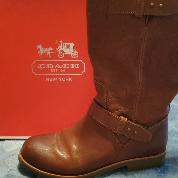 Coach riding boots size 9 - Picture 1 of 2